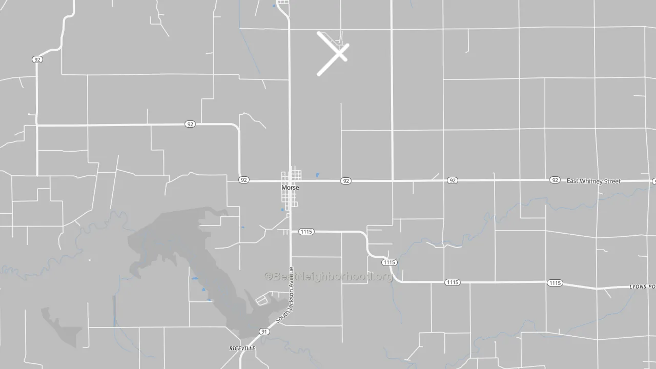 Transit Grade map of Morse, LA