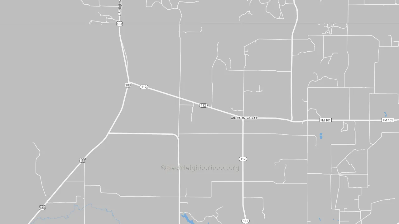 Transit Grade map of Morton Valley, TX