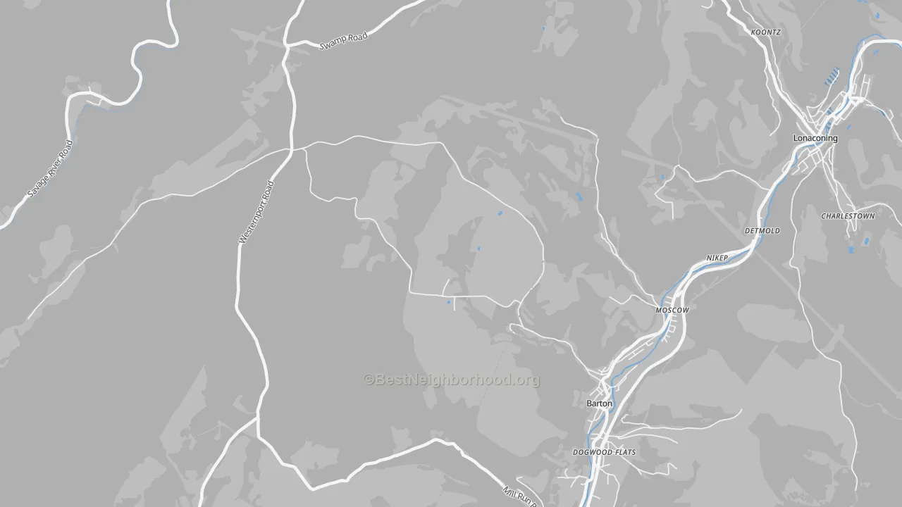 Transit Grade map of Moscow, MD