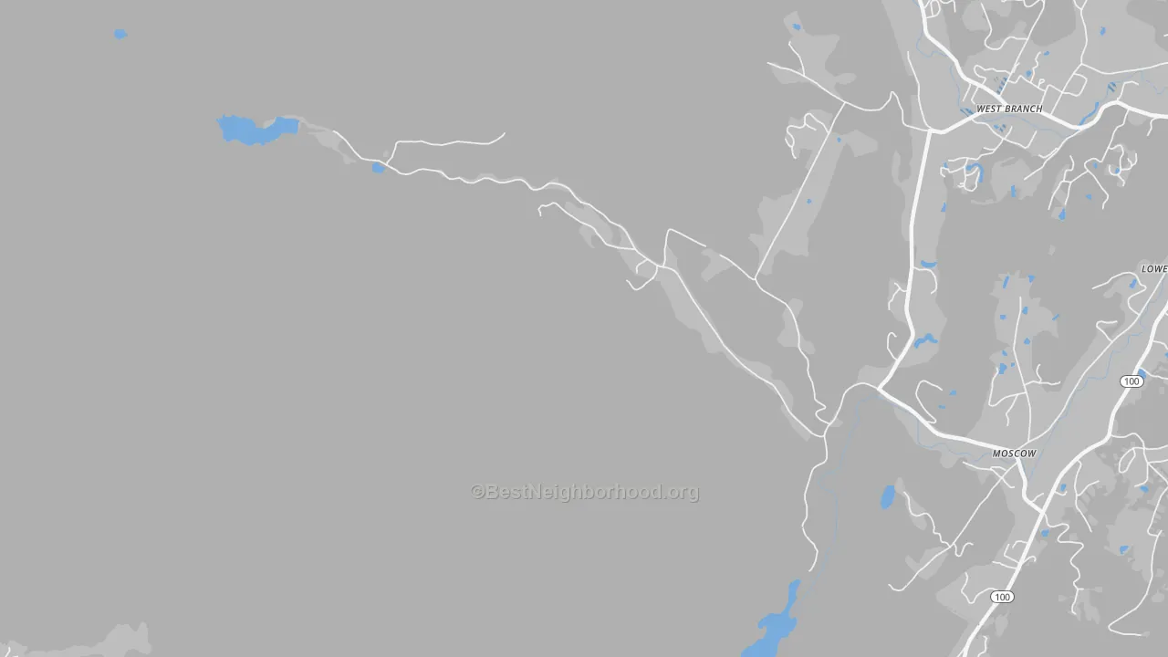 Transit Grade map of Moscow, VT