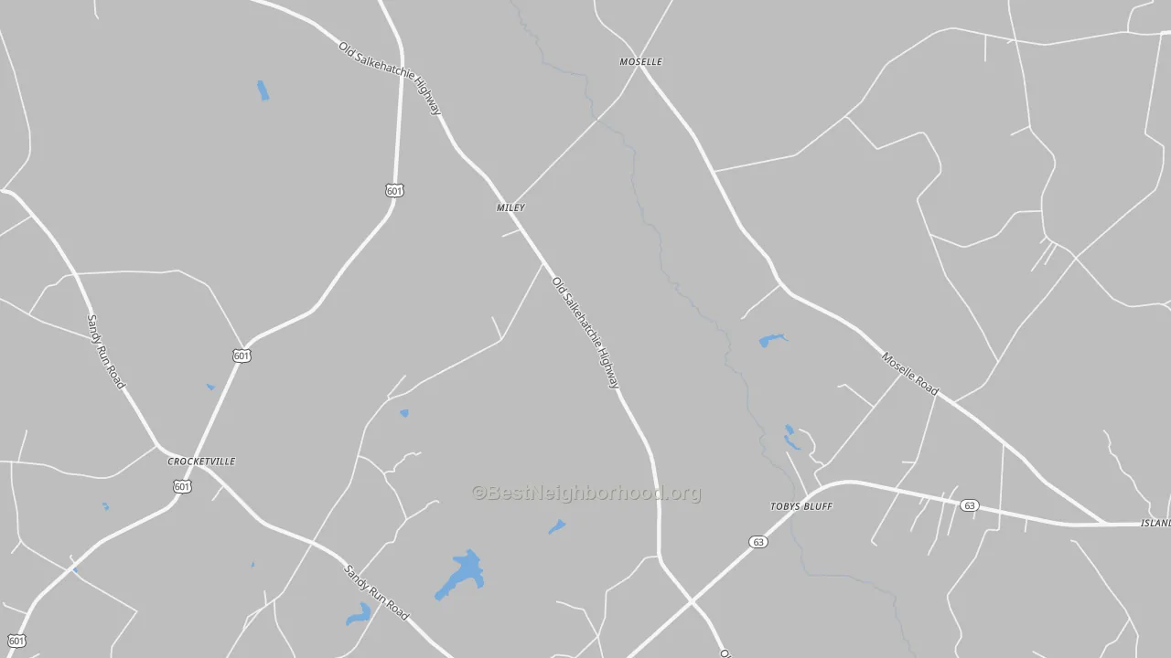 Transit Grade map of Moselle, SC