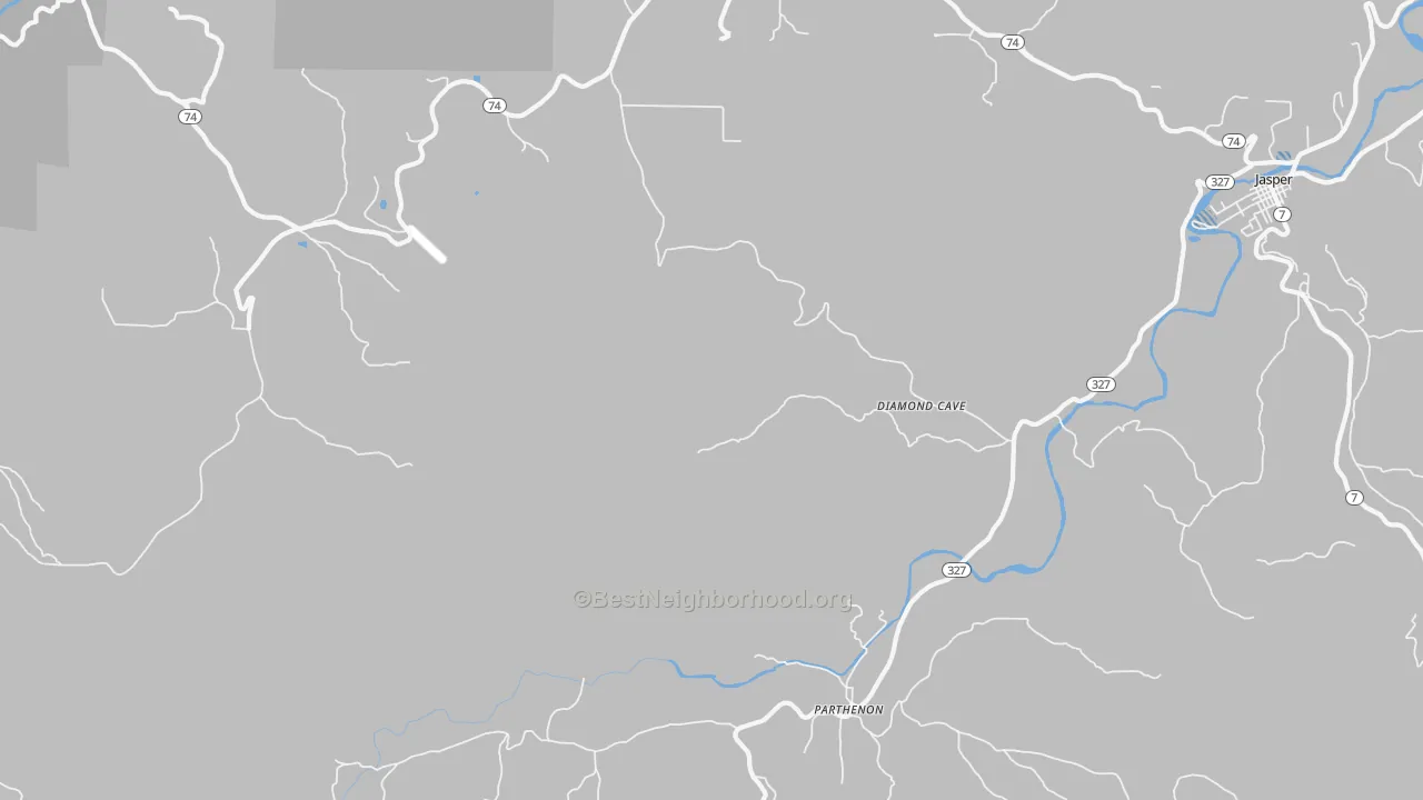 Transit Grade map of Mossville, AR