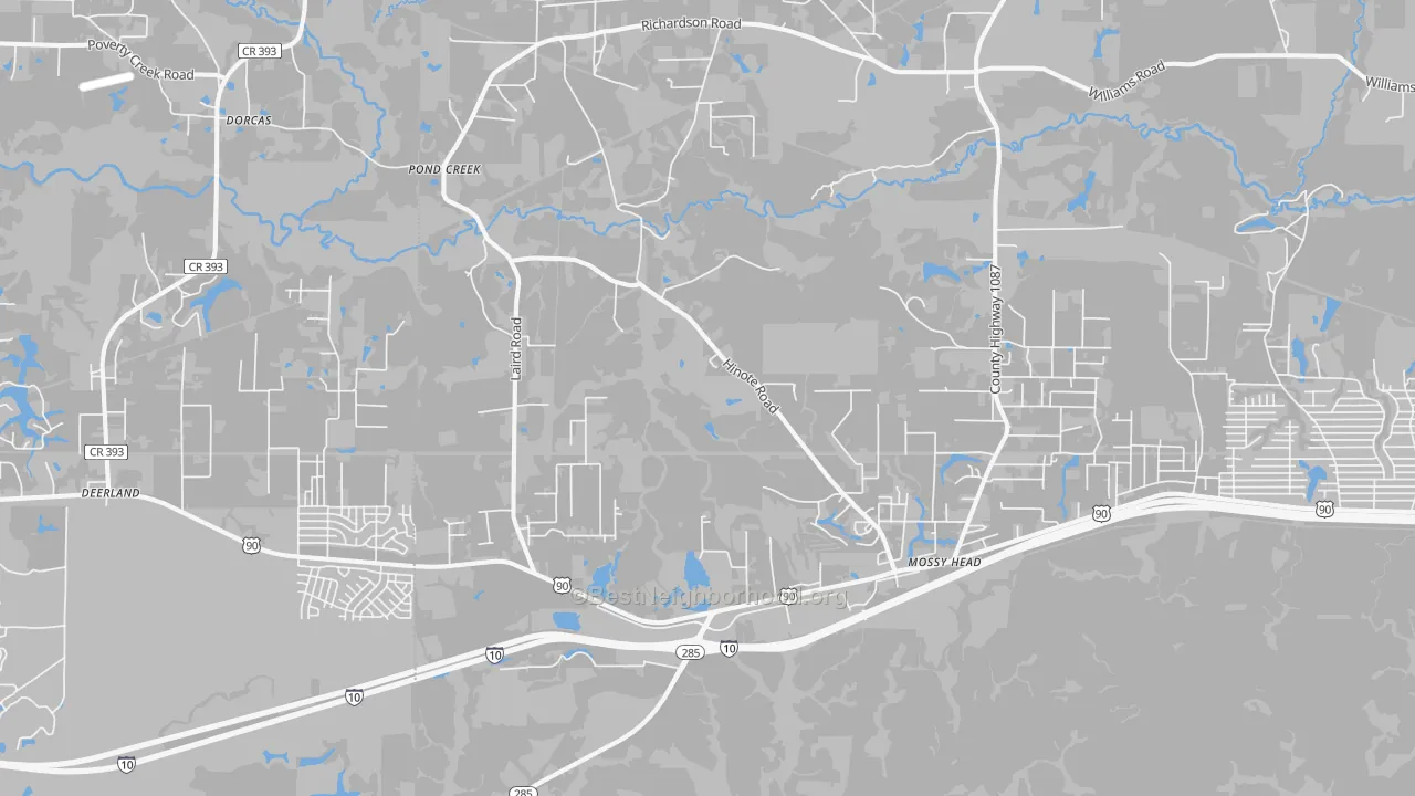Transit Grade map of Mossy Head, FL