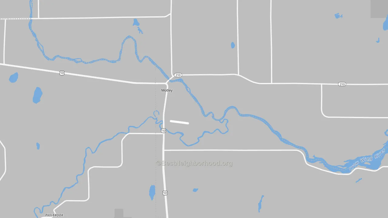 Transit Grade map of Motley, MN