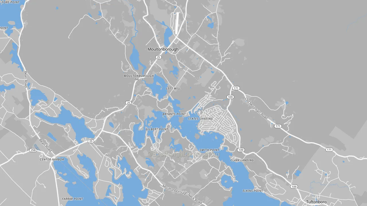 Transit Grade map of Moultonborough, NH