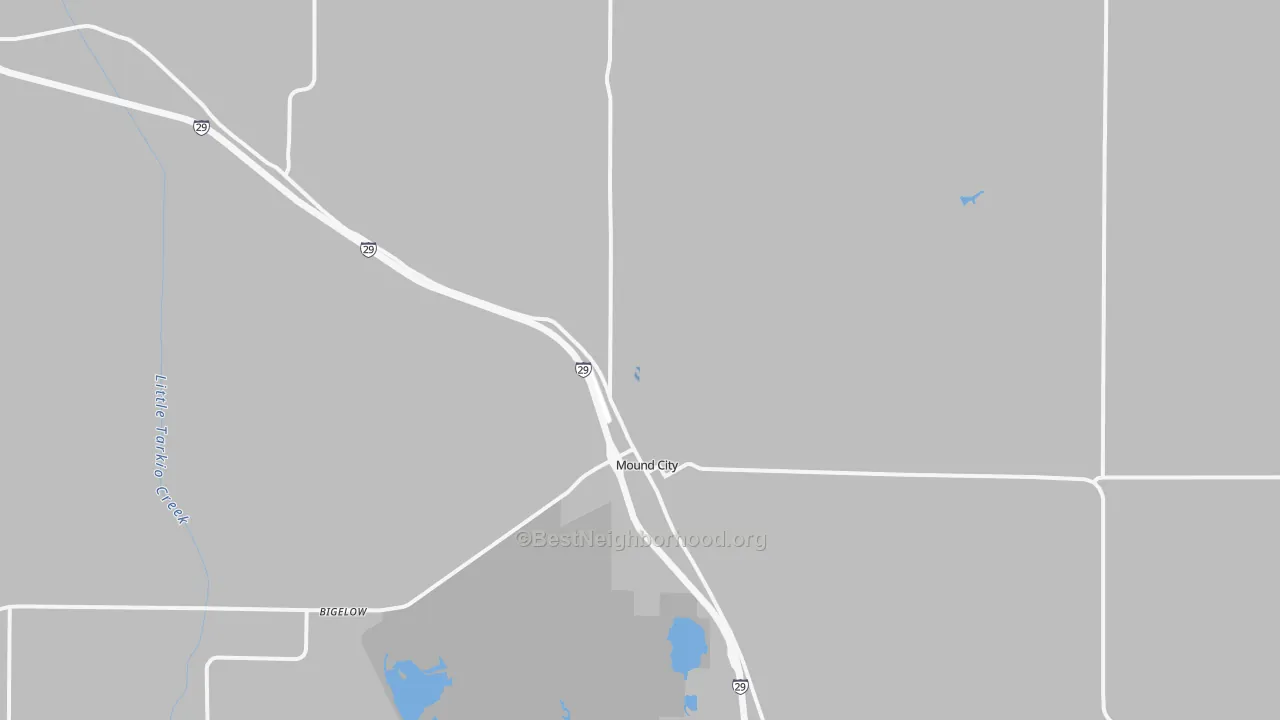 Transit Grade map of Mound City, MO