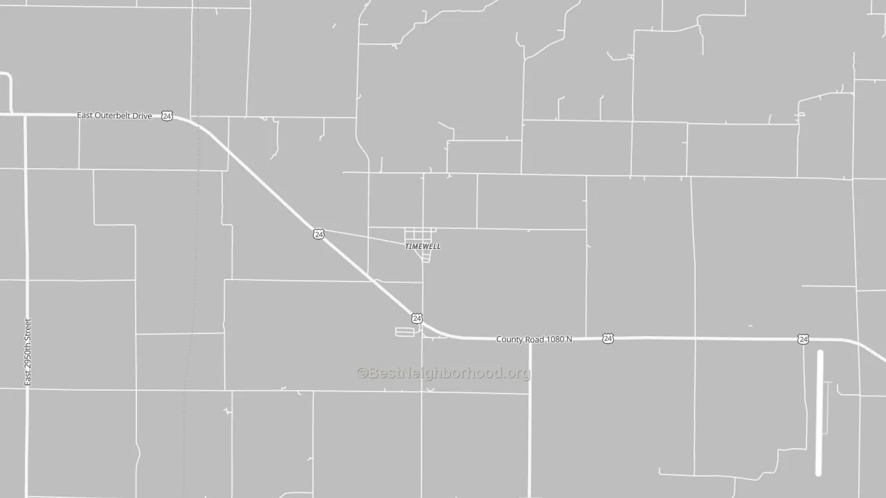 Transit Grade map of Mound Station, IL