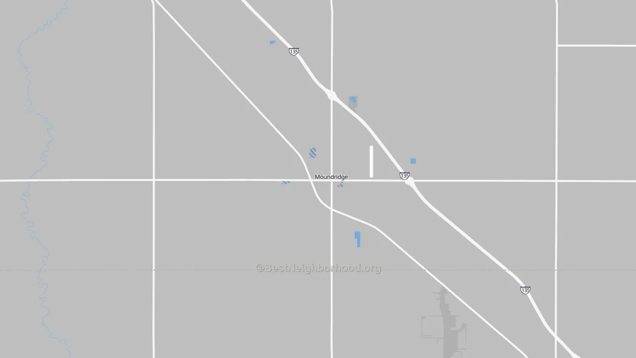 Transit Grade map of Moundridge, KS