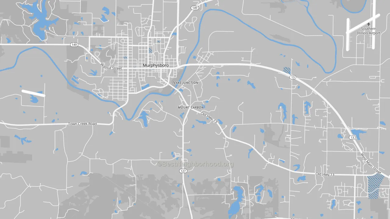 Transit Grade map of Mount Carbon, IL