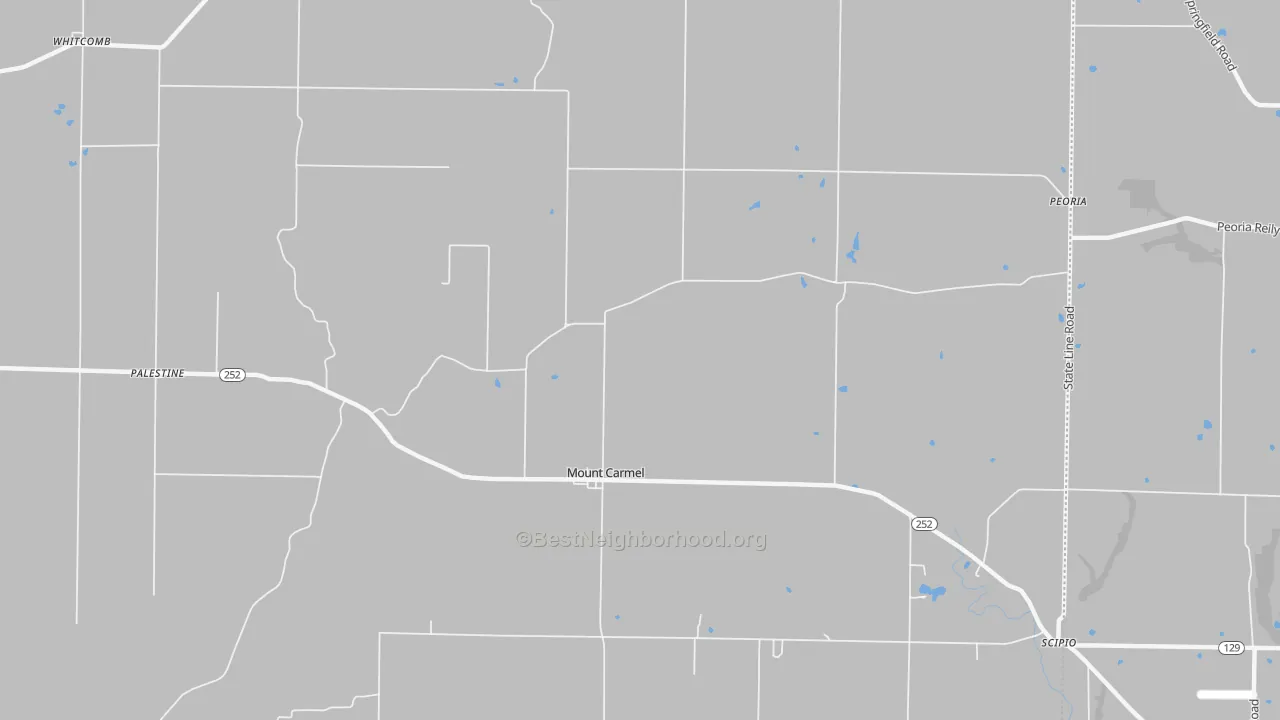 Transit Grade map of Mount Carmel, IN