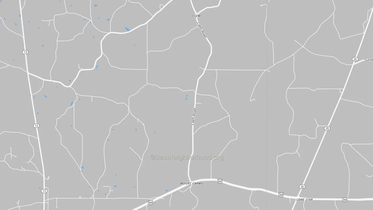 Transit Grade map of Mount Carmel, MS