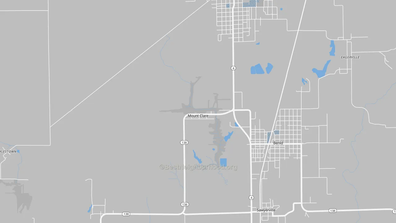 Transit Grade map of Mount Clare, IL