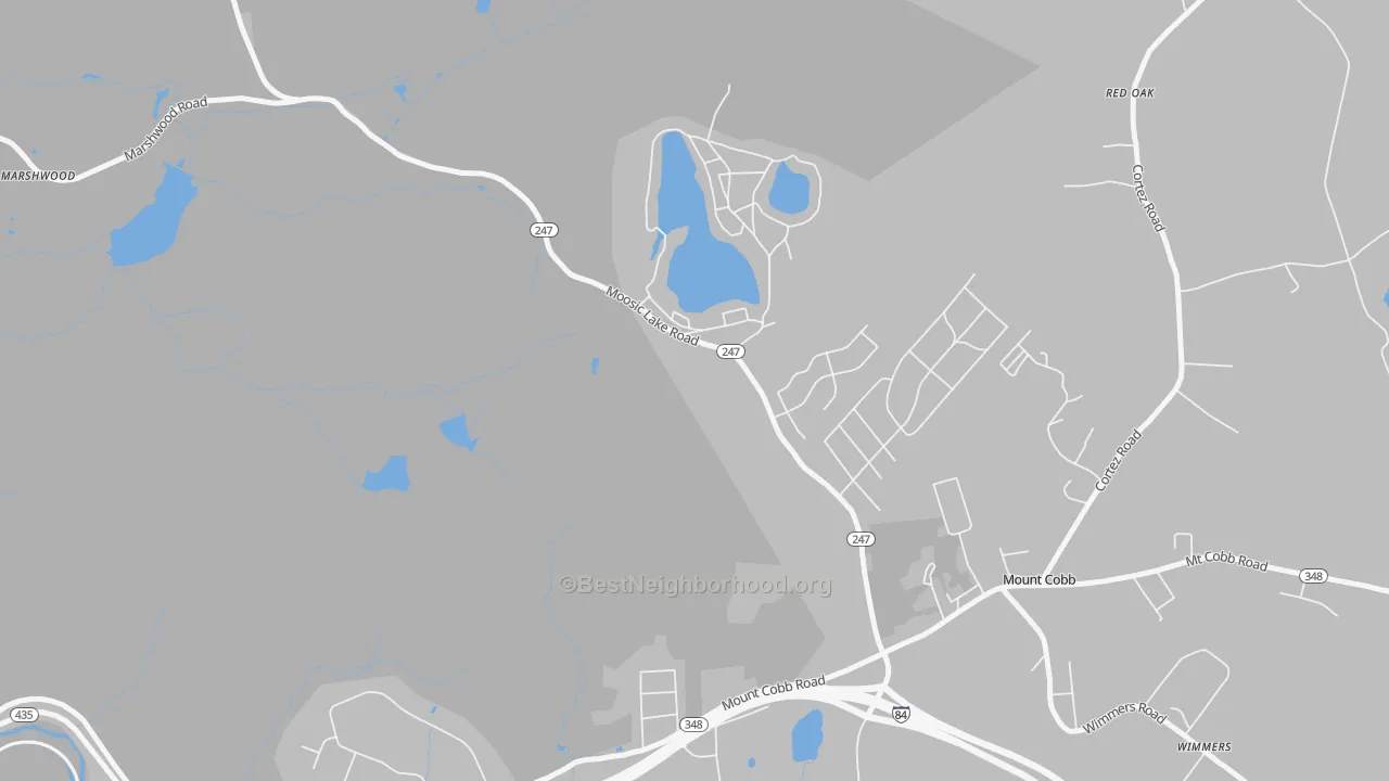 Transit Grade map of Mount Cobb, PA