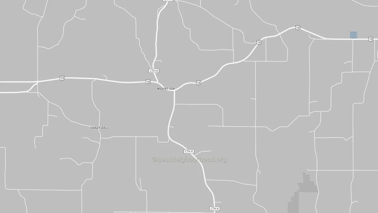 Transit Grade map of Mount Ida, WI