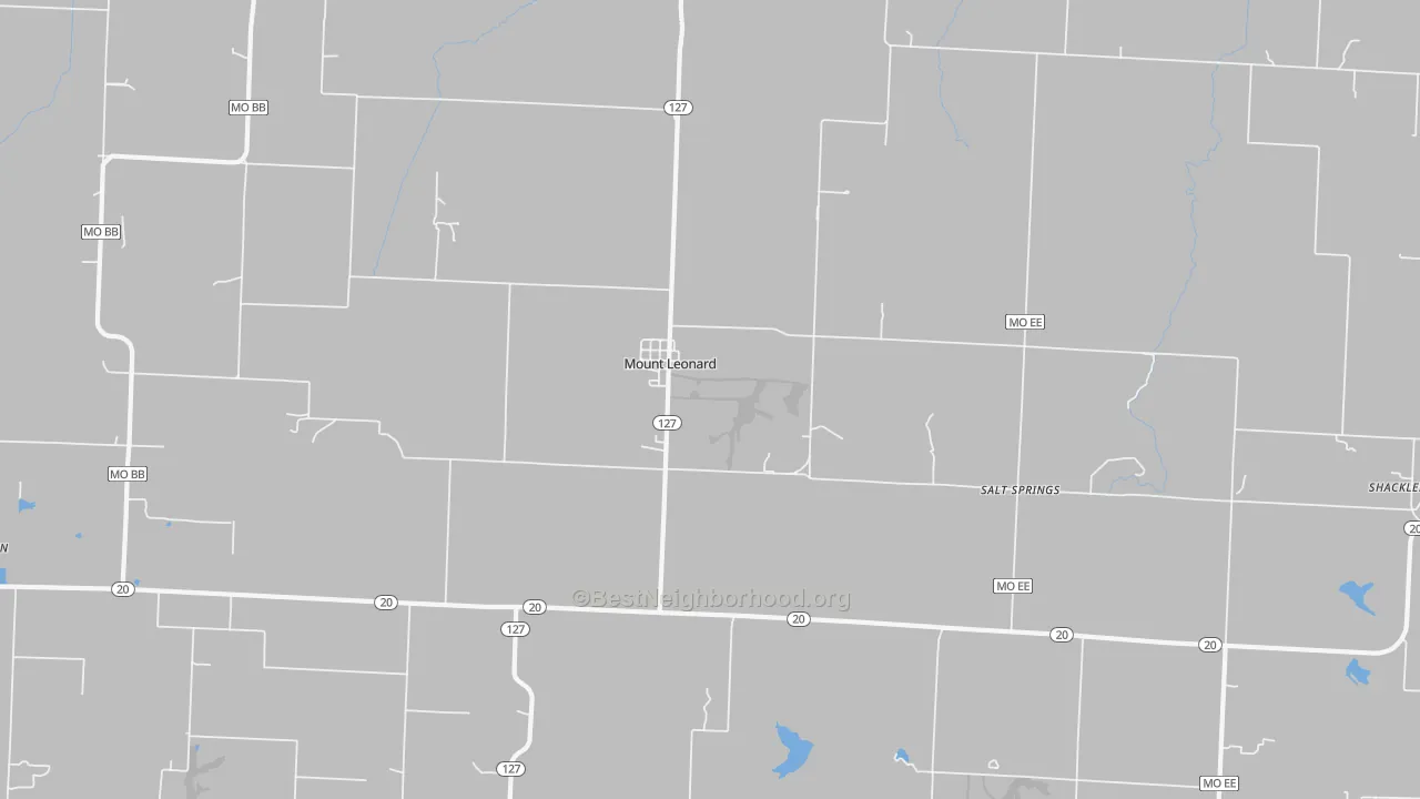 Transit Grade map of Mount Leonard, MO