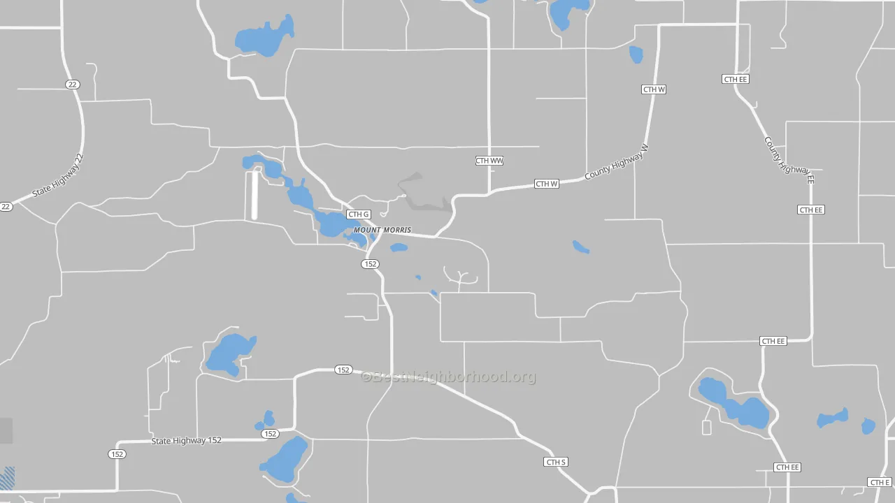 Transit Grade map of Mount Morris, WI