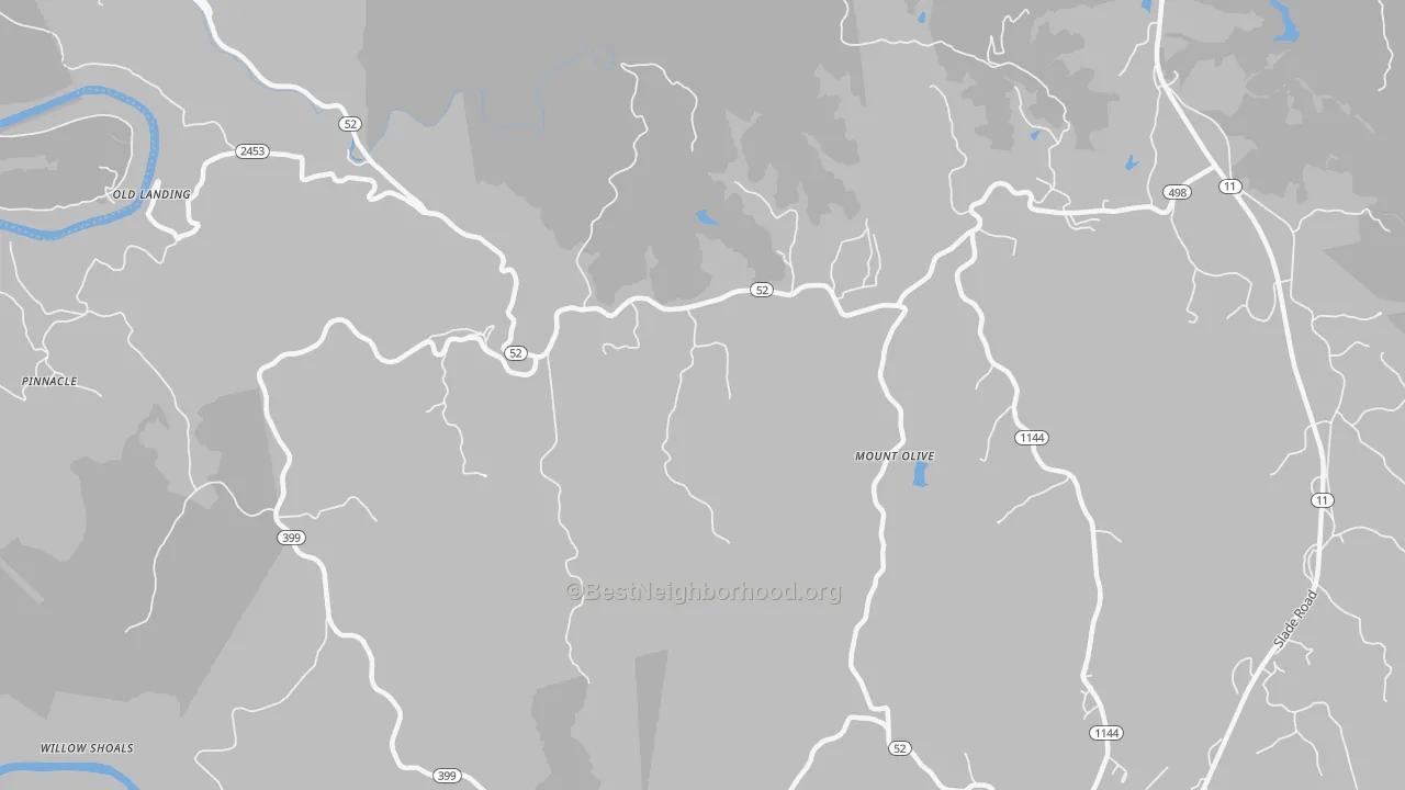 Transit Grade map of Mount Olive, KY