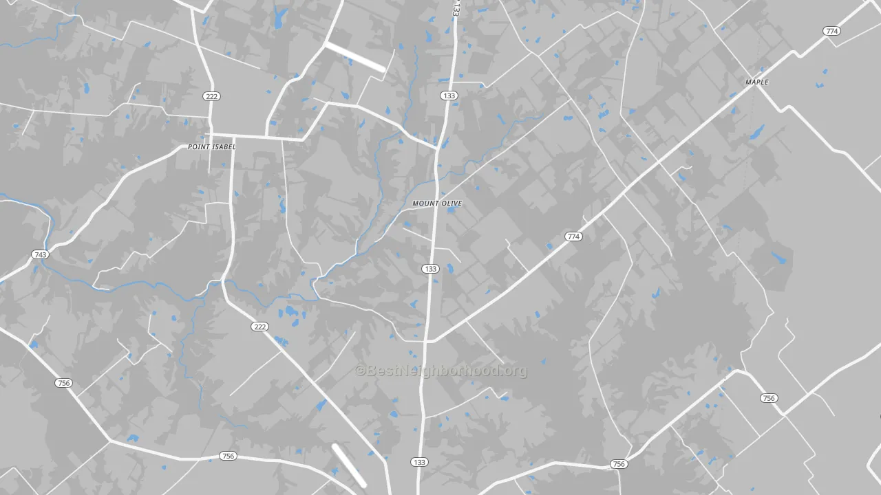Transit Grade map of Mount Olive, OH