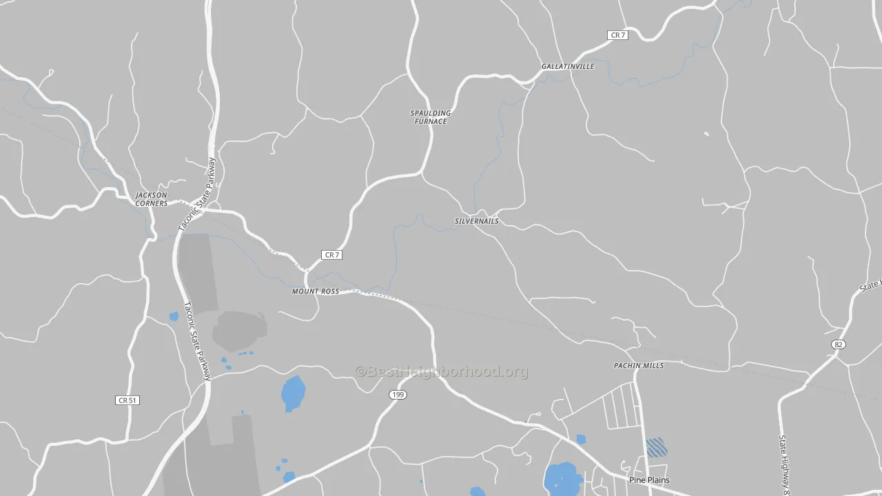Transit Grade map of Mount Ross, NY