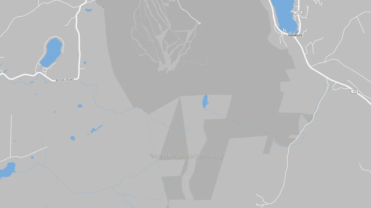 Transit Grade map of Mount Sunapee, NH
