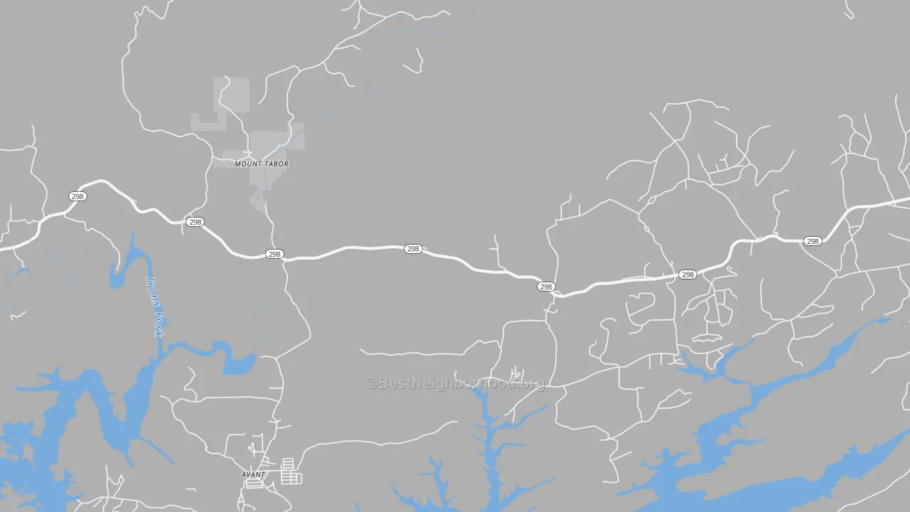 Transit Grade map of Mount Tabor, AR