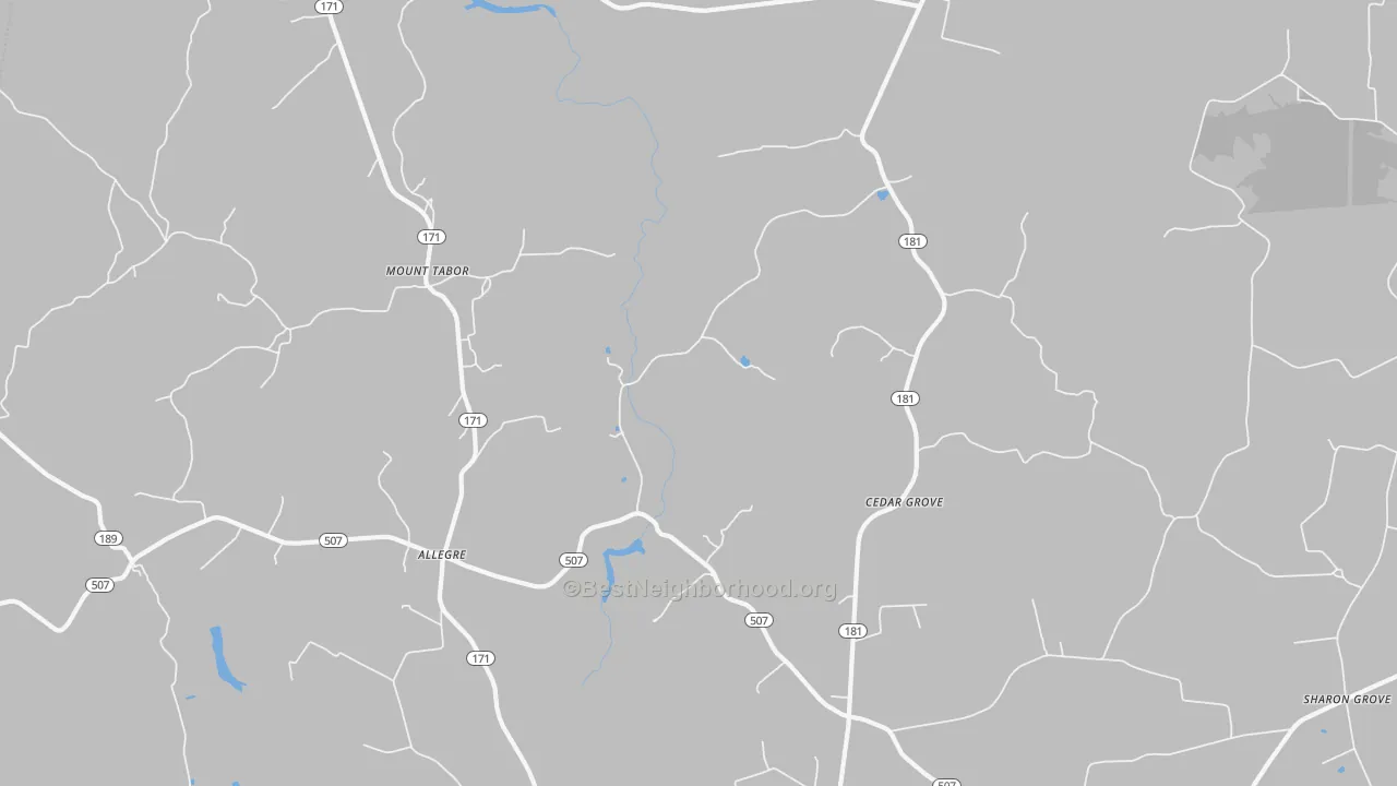 Transit Grade map of Mount Tabor, KY