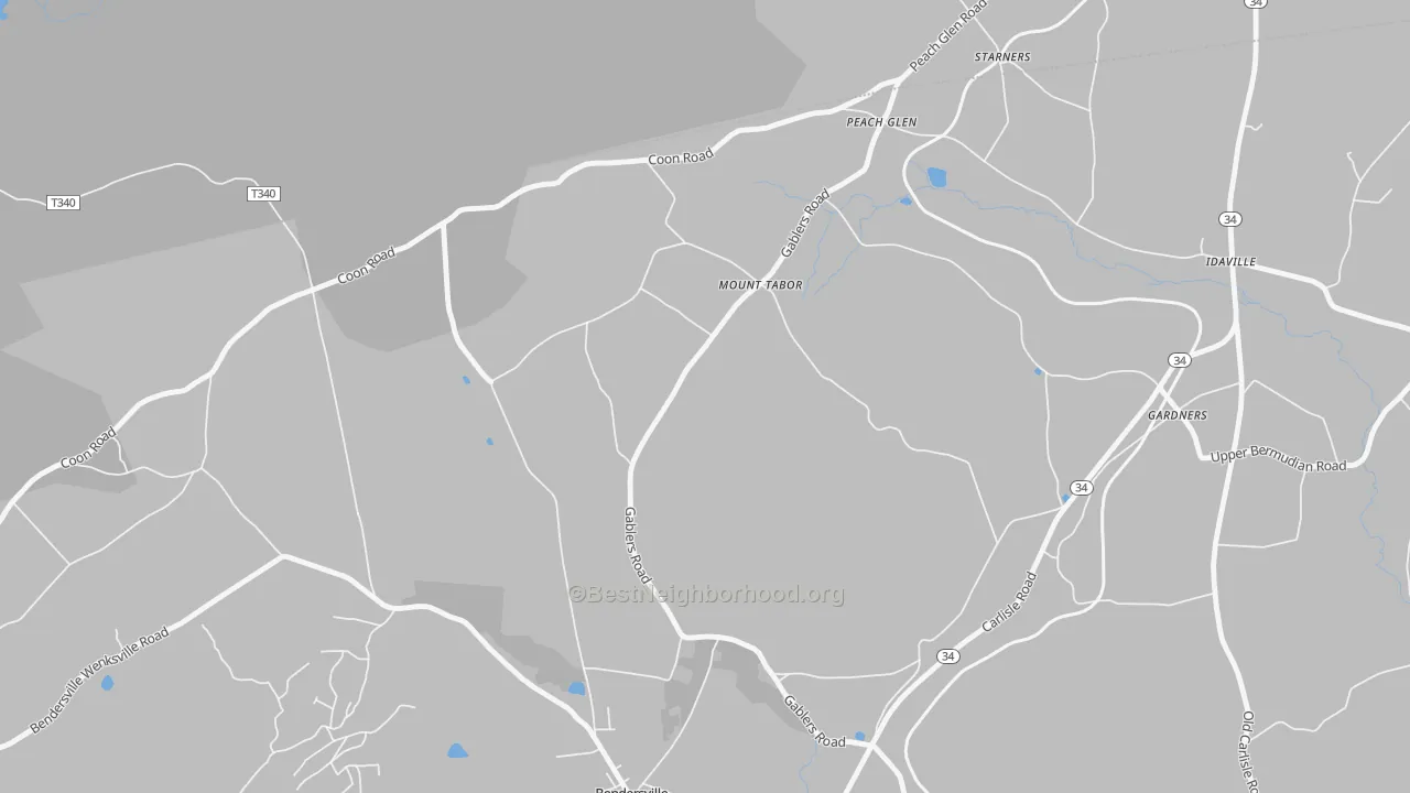 Transit Grade map of Mount Tabor, PA