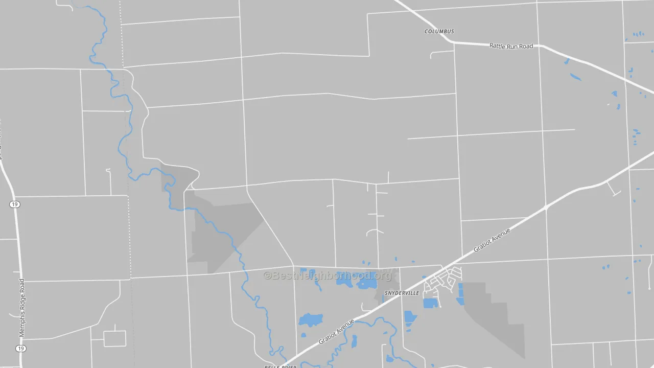 Transit Grade map of Mount Vernon, MI