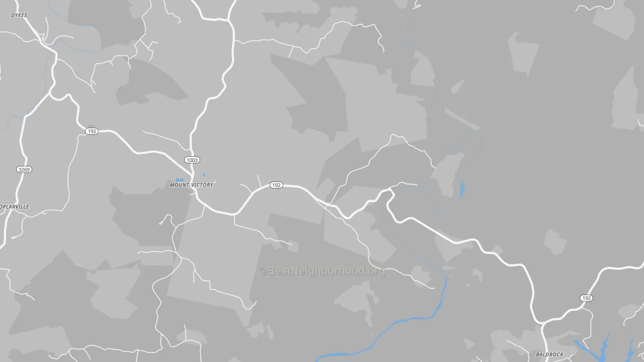 Transit Grade map of Mount Victory, KY