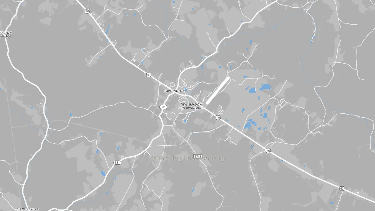 Transit Grade map of Mount Washington, PA