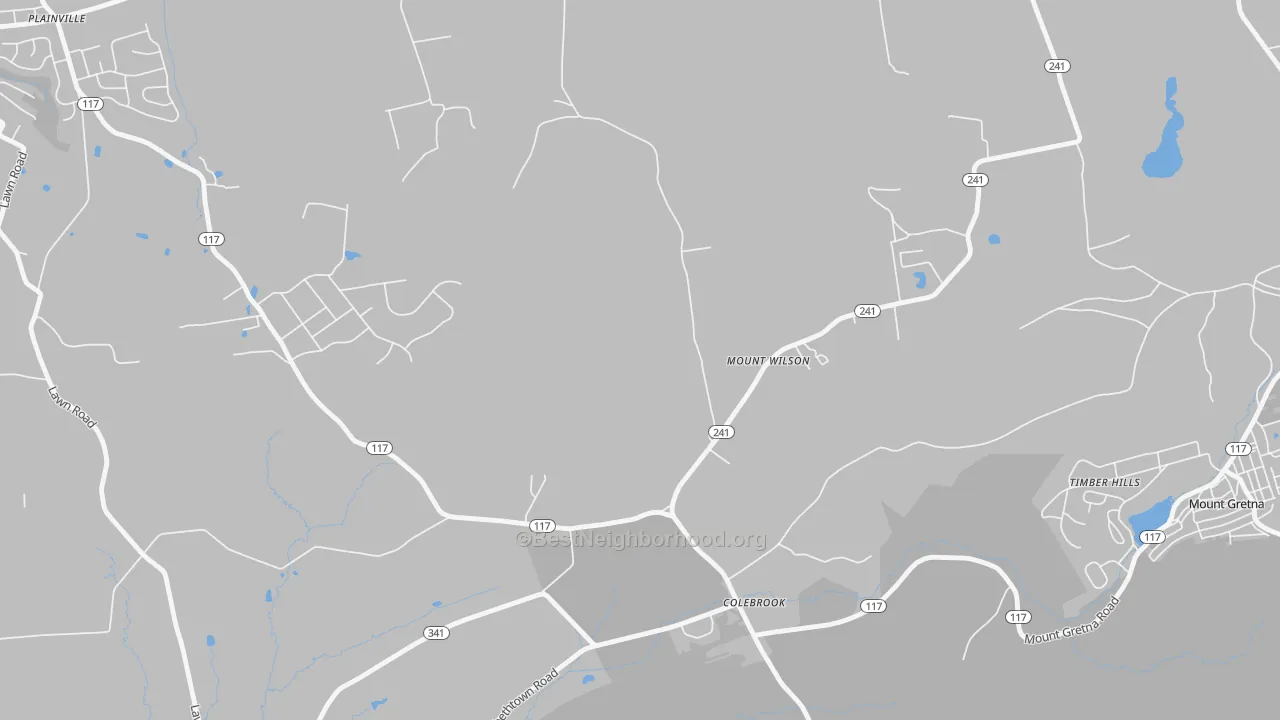 Transit Grade map of Mount Wilson, PA