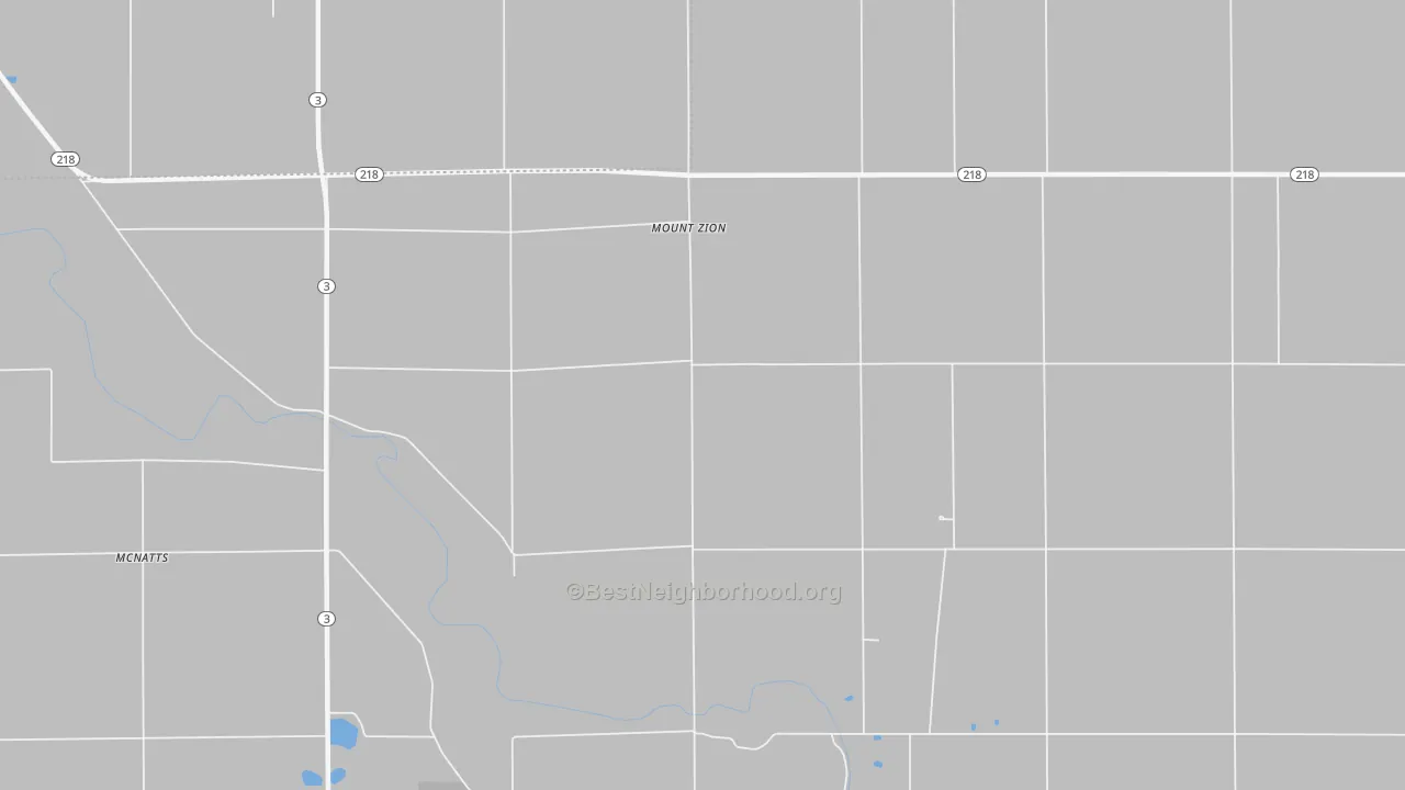Transit Grade map of Mount Zion, IN