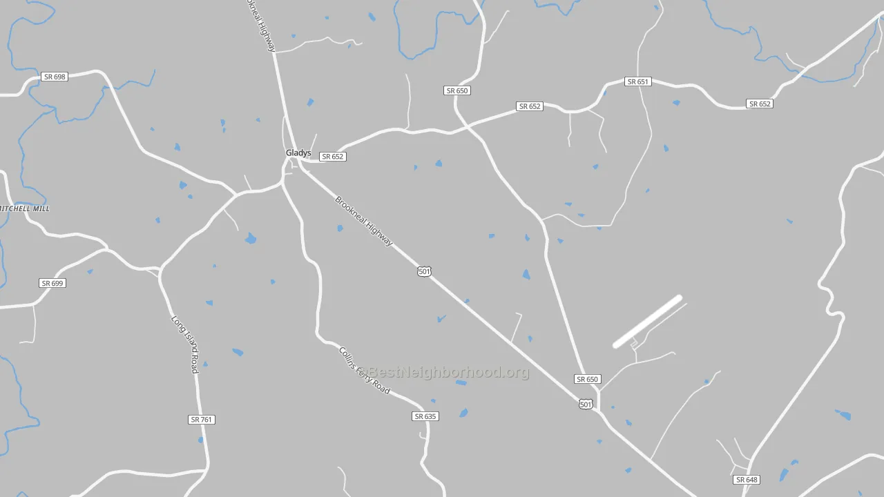 Transit Grade map of Mount Zion, VA