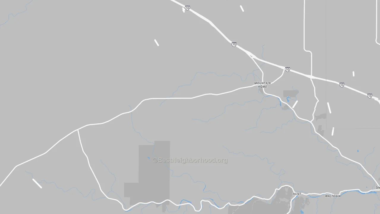 Transit Grade map of Mountain Home, TX