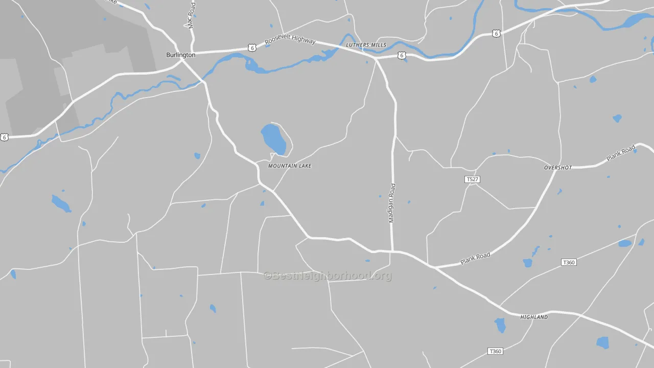Transit Grade map of Mountain Lake, PA