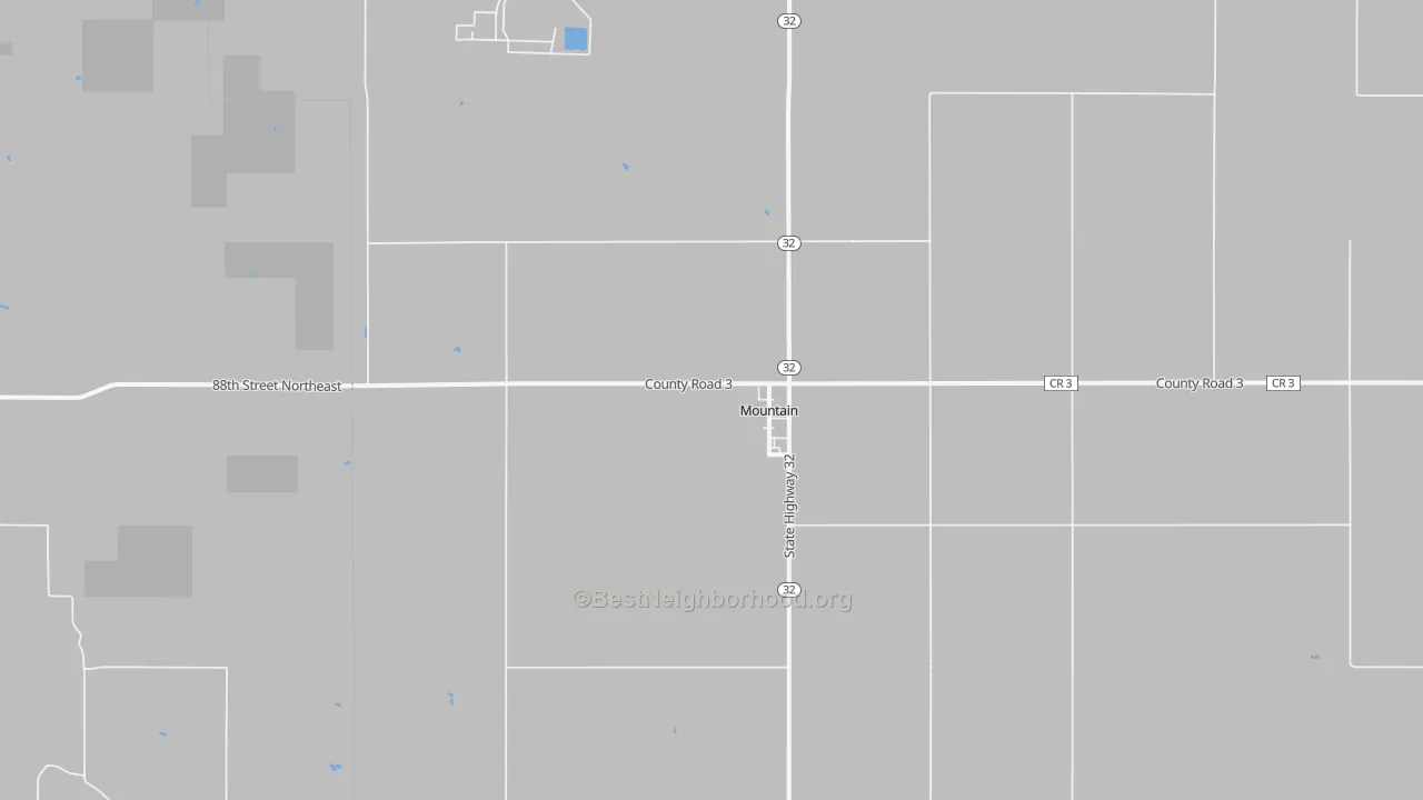 Transit Grade map of Mountain, ND