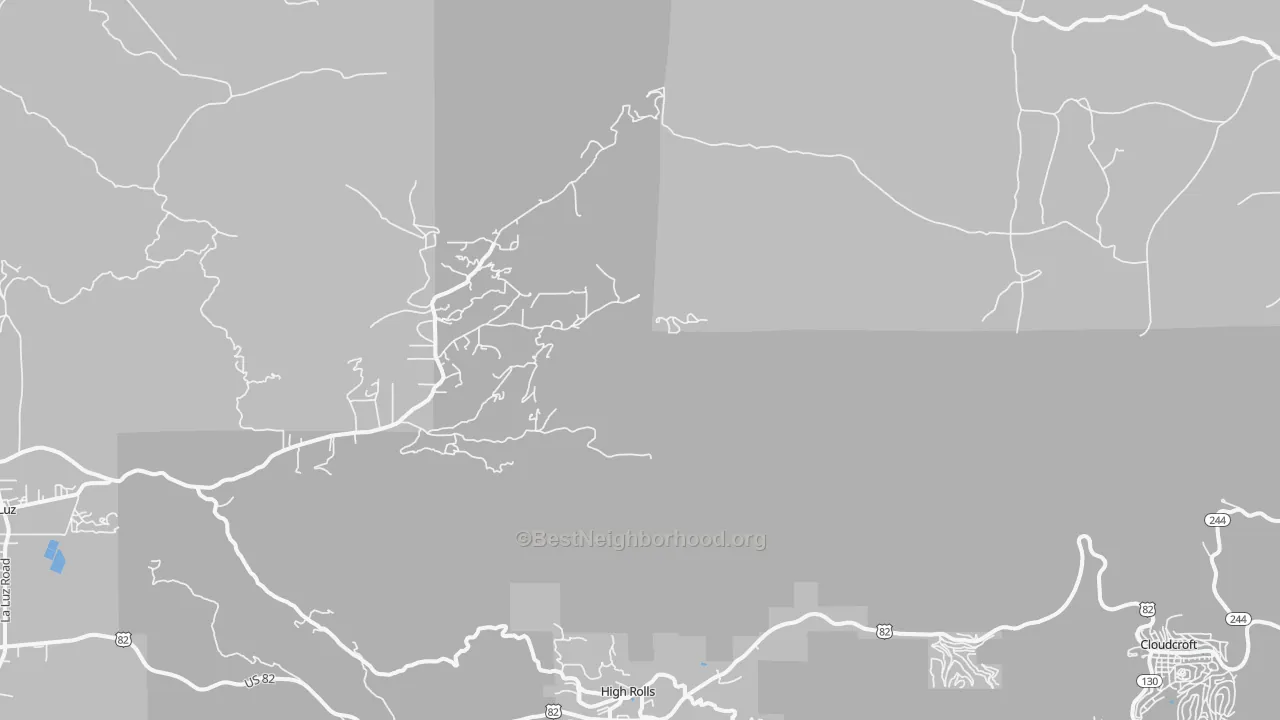 Transit Grade map of Mountain Park, NM