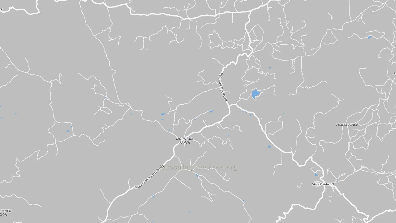 Transit Grade map of Mountain Ranch, CA