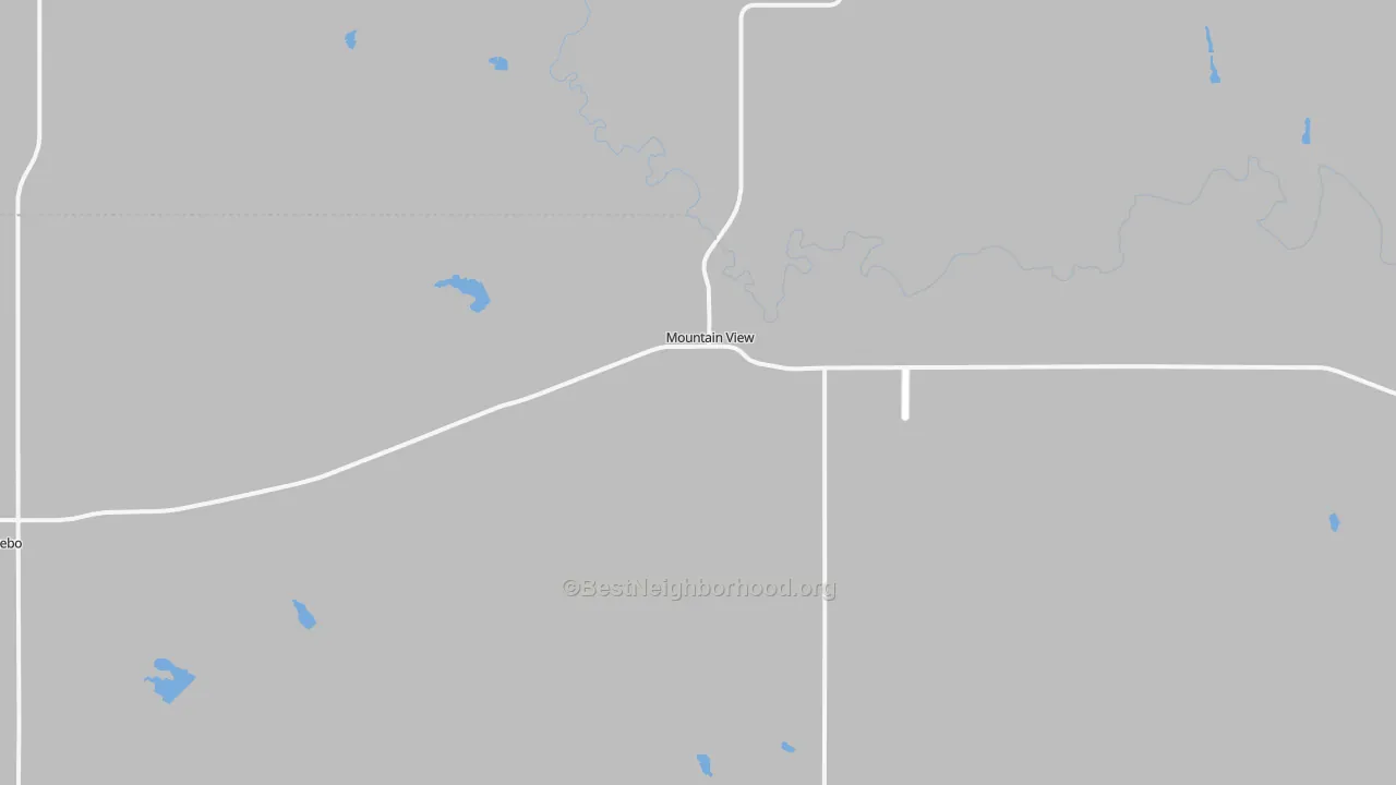 Transit Grade map of Mountain View, OK