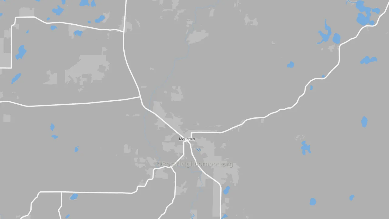 Transit Grade map of Mountain, WI