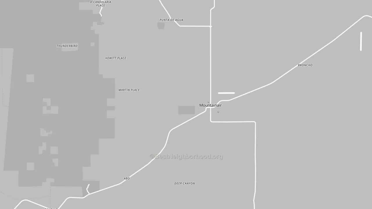 Transit Grade map of Mountainair, NM