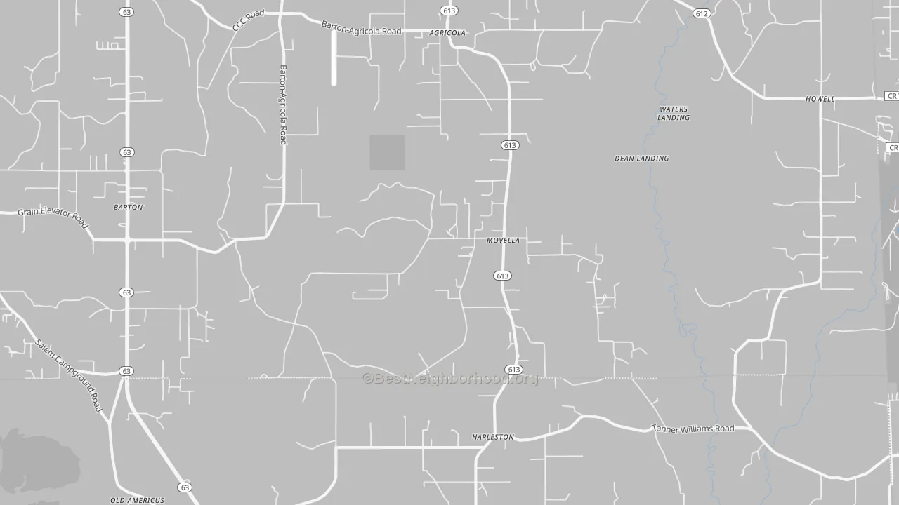 Transit Grade map of Movella, MS