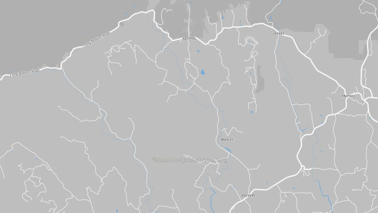 Transit Grade map of Moxley, NC