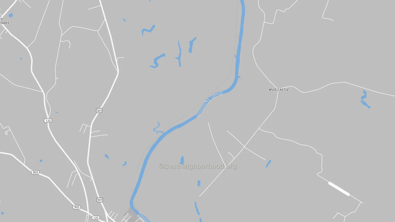 Transit Grade map of Mud Castle, NC
