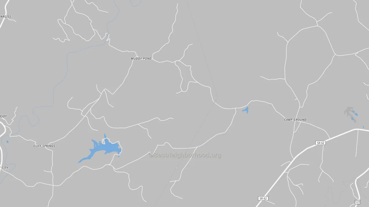 Transit Grade map of Muddy Pond, TN