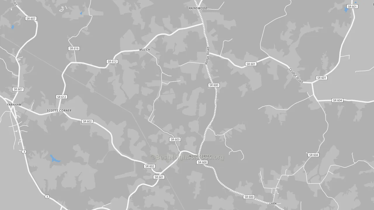 Transit Grade map of Mulch, VA