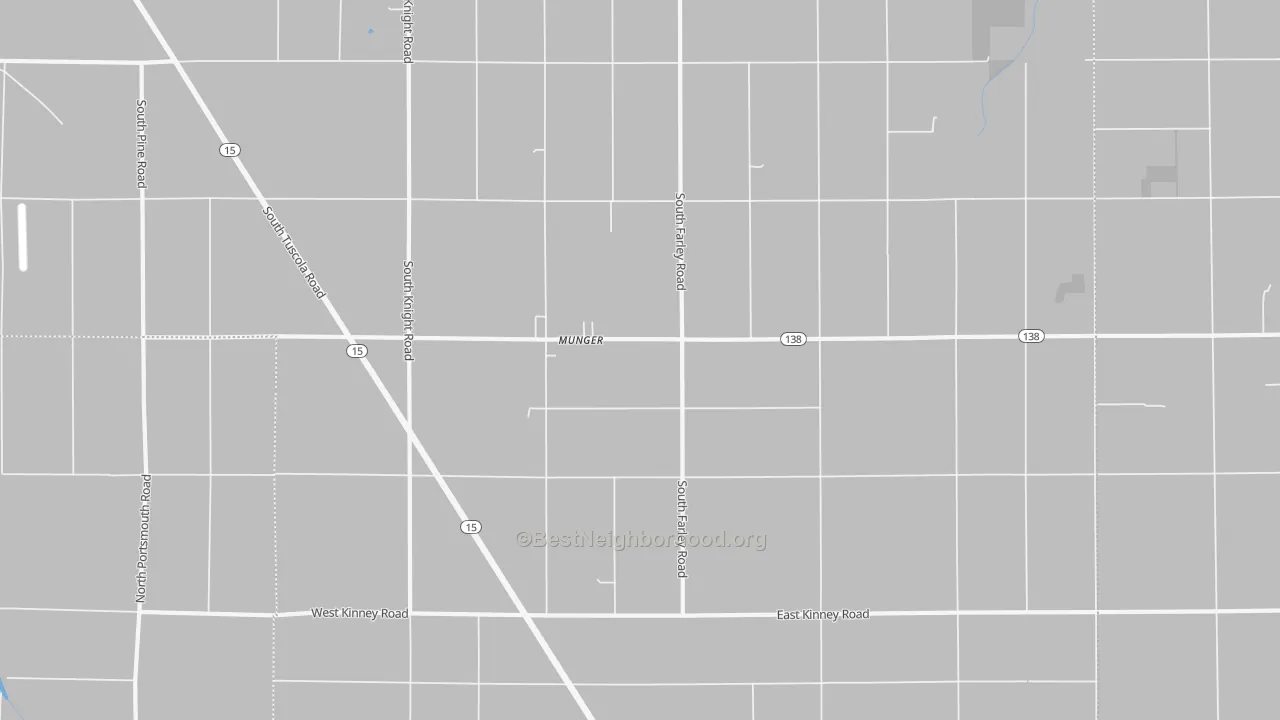 Transit Grade map of Munger, MI
