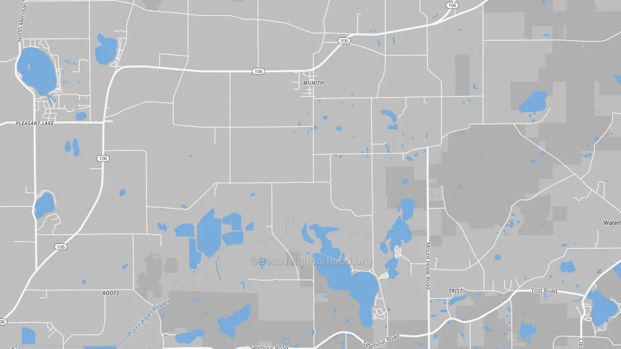 Transit Grade map of Munith, MI