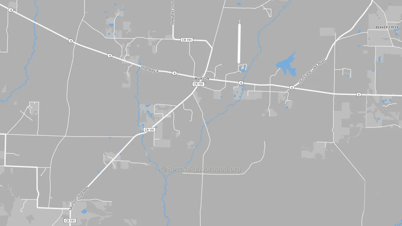 Transit Grade map of Munson, FL