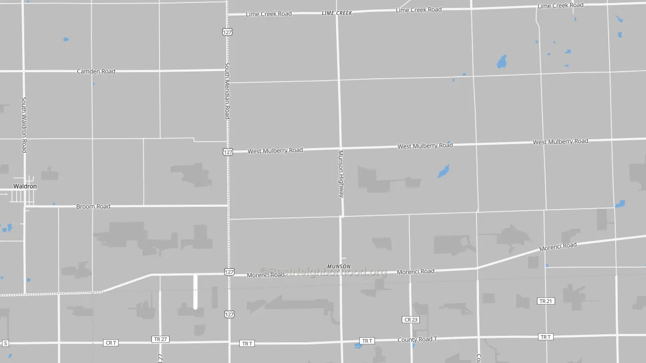 Transit Grade map of Munson, MI